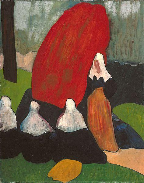 Emile Bernard Breton Women with Seaweed Norge oil painting art